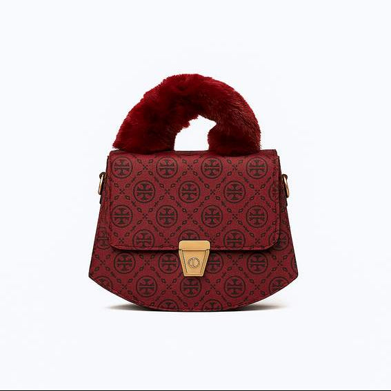 Versatile Designer Handbag - Maroon