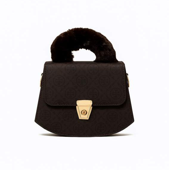 Versatile Designer Handbag - Chocolate Brown