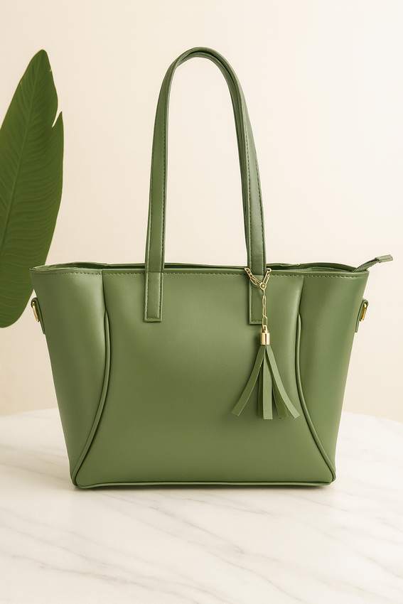 The City Muse Tote -  Green