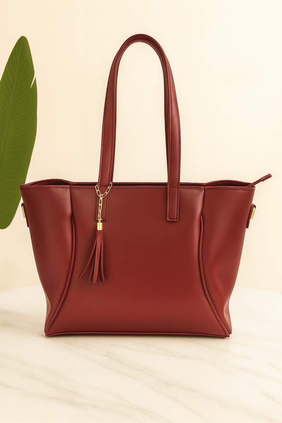 The City Muse Tote -  Red