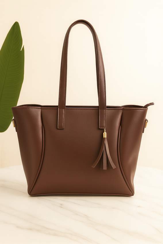 The City Muse Tote - Chocolate Brown
