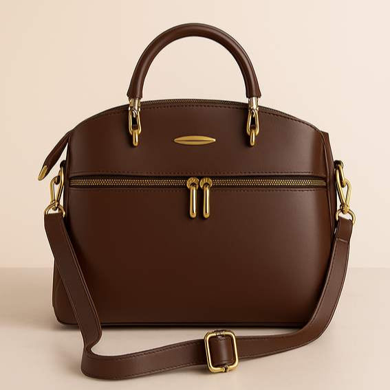 Modern Essential Handbag - Chocolate Brown