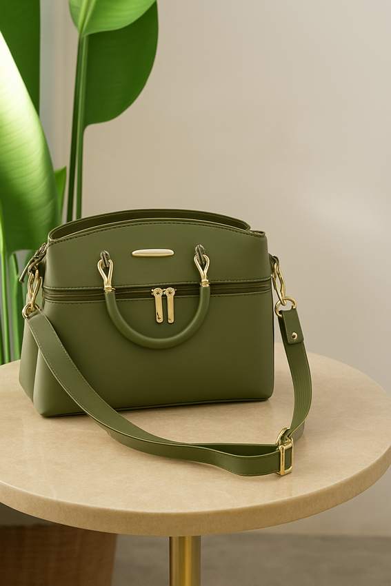 Modern Essential Handbag - Green