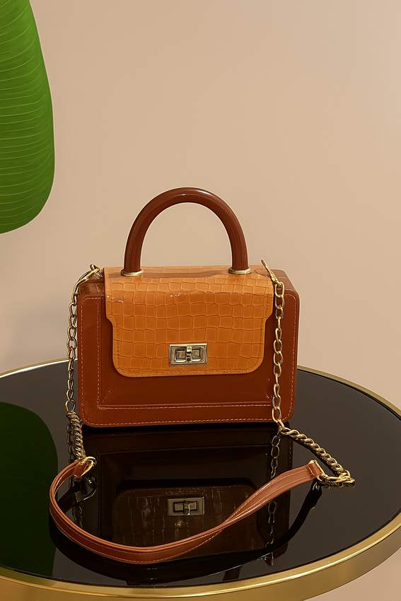 Monarch Crocodile Exclusive Handbag - Brown