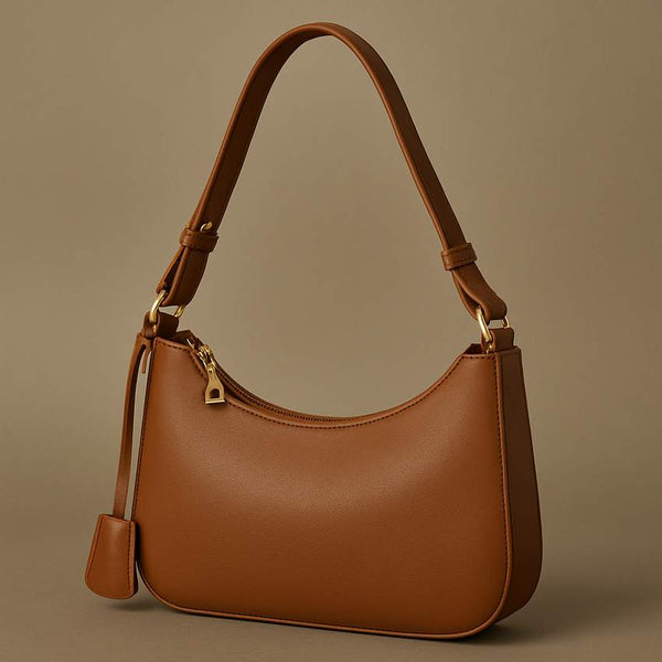 Hobo Shoulder Bag – Brown