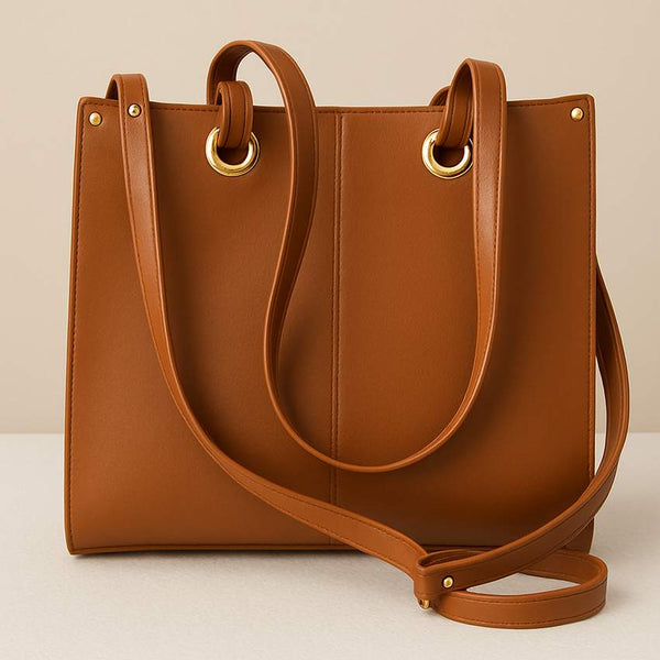 The Sienna Everyday Tote – Warm Camel
